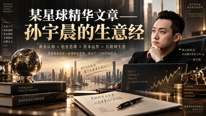 某星球精华文章——孙宇晨的生意经-北极星资源库